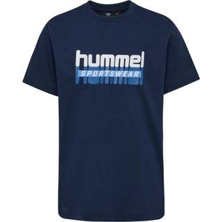 Hummel Kid's Hmltukas T-Shirt Short Sleeve  Black Iris 2, 128