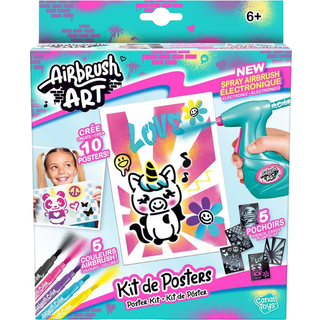 Airbrush Art miniposter sæt (På lager i butik)