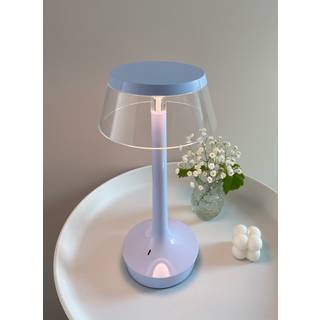 Bon Jour Unplugged batterilampe / bordlampe, fade blue