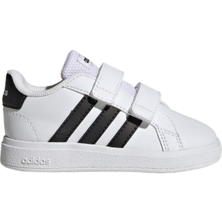 Grand Court Lifestyle Hook and Loop sko - Cloud White / Core Black / Core Black - 19