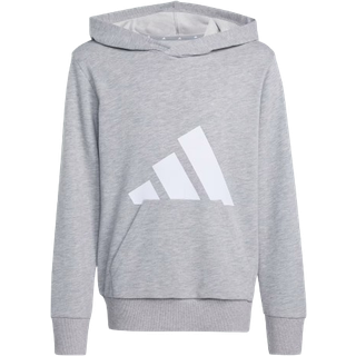 Essentials Kids hættetrøje - Medium Grey Heather / White - 152