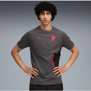 AC Milan PUMATECH Pocket Tee Men, Sport, Shadow Gray/Red, XL