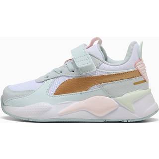PUMA RS-X Metallic Alternative Closure+ Sneakers Kids, Shoes, White/Sea Glass, 35
