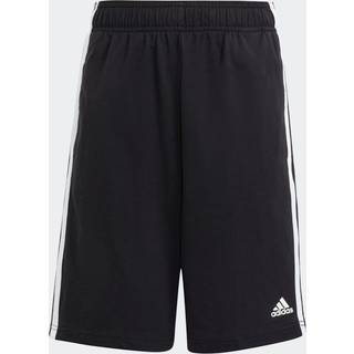 Essentials 3-Stripes Knit shorts - Black / White - 152