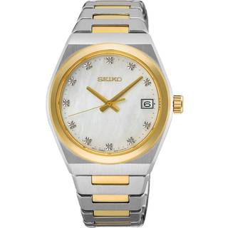 Seiko SUR604P1 Two Tone Diamond Set Bracelet Watch - W78140