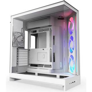 NZXT H9 Flow RGB (2025) - All White - Kabinet - Miditower - Hvid