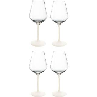 Villeroy & Boch Manufacture Rock rødvinsglas 47 cl 4-pak Klar-hvid