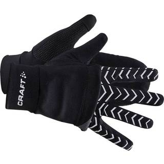 Craft ADV Lumen Hybrid Løbehandsker XL - Reflekterende 2-i-1 til Kolde Dage, Unisex
