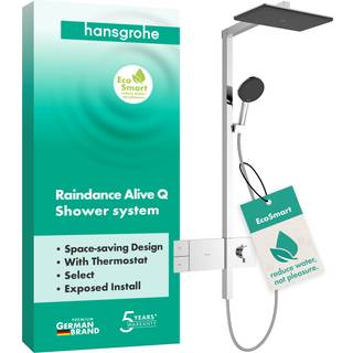 hansgrohe Raindance Alive Q Showerpipe 210/340 1jet EcoSmart, krom