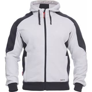 Engel 8820-233 Galaxy Sweat Cardigan med hætte Hvid/Antrazitgrå 6XL