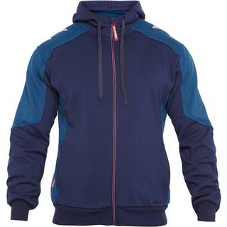 Engel 8820-233 Galaxy Sweat Cardigan med hætte Blue Ink/Dark Petrol 2XL