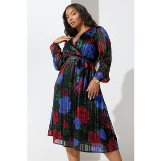 Yours Curve Yours Curve London Satin Wrap-kjole - EU 54-56 (UK 26-28)