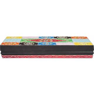 Væghylder 2 pcs Flerfarvet 40 x 20 x 6 cm Massivt mangotræ