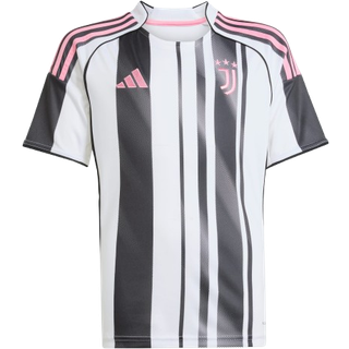 Juventus 25/26 Kids hjemmebanetrøje - White / Black - 152