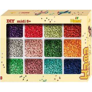 Hama Midi, Perler og opbevaringsæske [Levering: 1-2 dage]