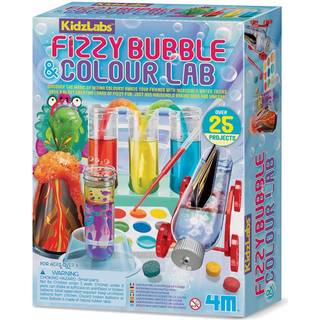 4M KidzLabs Eksperimentsæt Boble- og Farvelaboratorie