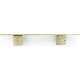 Normann Copenhagen Sten Væghylde 80 Cm - Væghylder Travertin Travertine - 608361