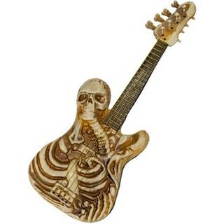 Haunted Skelett Gitarre mit Licht & Sound 58cm