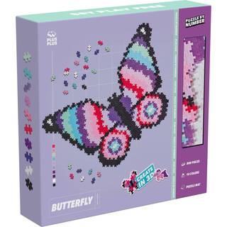 Plus-Plus Puzzle By Number Sommerfugl 800 Dele