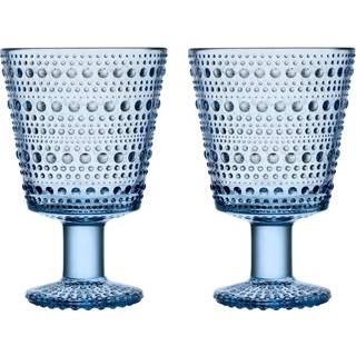 Iittala Kastehelmi Universal s 26 Cl 2 Pcs - Drikkeglas Glas Aqua - 1051134