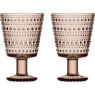 Iittala Kastehelmi Universal s 26 Cl 2 Pcs - Drikkeglas Glas Linen - 1051136