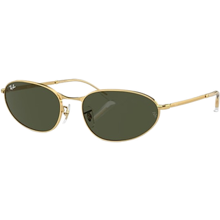Ray - Ban Unisex RB3734 001/31 Solbriller Metal Guld Grøn Geometrisk Normal