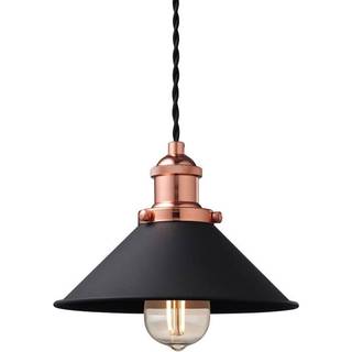 Neksø Pendel - Sort/Hvid/Kobber - Nielsen Light