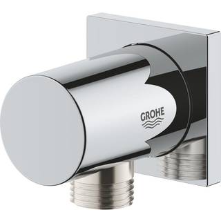 Grohe Rainshower tilslutningsbøjning til væg, firkantet roset, krom