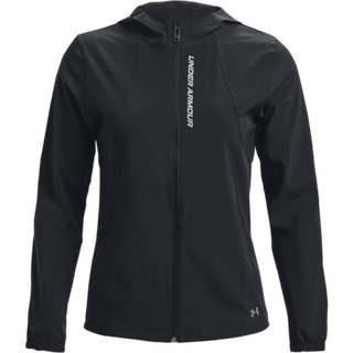 Jakke med hætte Under Armour UA OutRun the Storm Jkt-BLK 1377043-002 Størrelse XS