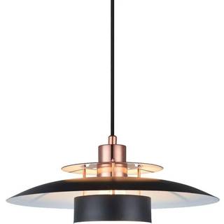EFTERÅRSUDSALG - Halo Design - Sørup Pendel - Sort/Kobber Ø40cm