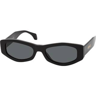 Versace Kvinde VE4487 GB1/87 Solbriller Acetat Sort Grå Geometrisk Normal