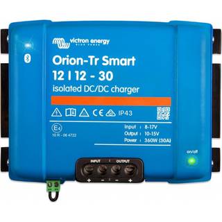 Victron Orion-Tr Smart DC-DC-lader, 12V ind 12V ud, isoleret 30A