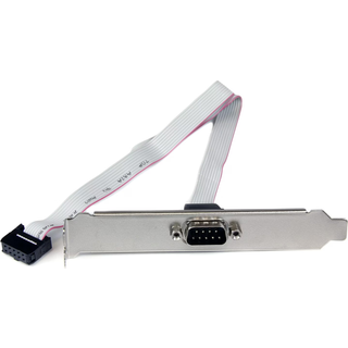 STARTECH 40cm 9 Pin Serial Male to 10 Pin Motherboard Header Slot Plate