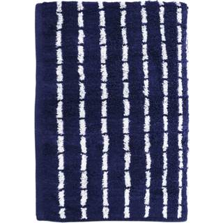 Juna Nuance Håndklæde 70x140 Cm Mørkeblåt/t - Håndklæder & Badelagner Bomuld Hvid - 646608