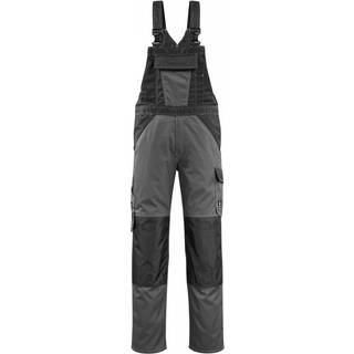 MASCOT LIGHT Leeton overall med knælommer, mørk antracit/sort - 76C54