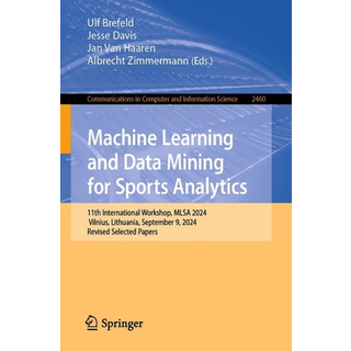 Machine Learning and Data Mining for Sports Analytics