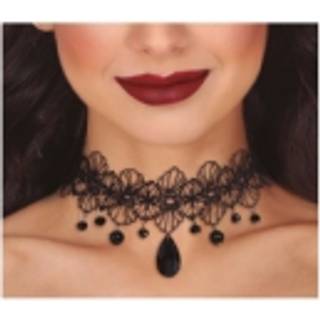 Choker med sorte sten