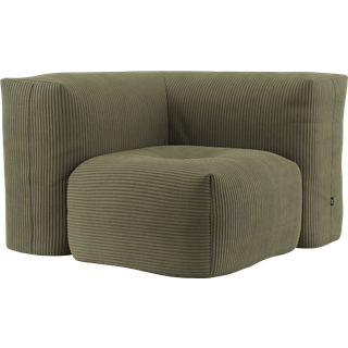 SACKit Soft Sofa Indoor Corner Section Corduroy Olive