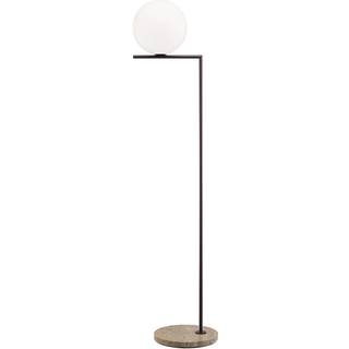FLOS - IC F2 Outdoor Anthracite (Travertino Imperiale Marble)