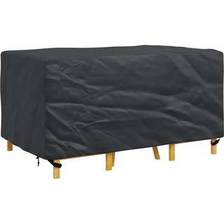 Overtræk til havemøbler Sort 160 x 100 x 70 cm 210D