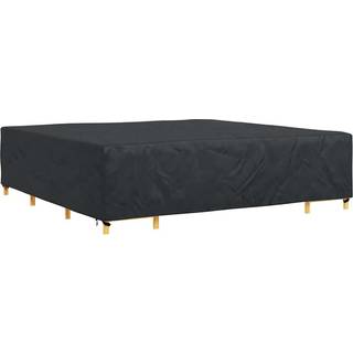 Overtræk til havemøbler Sort 300 x 300 x 70 cm 210D