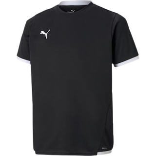 PUMA teamLIGA Football Jersey Youth, Clothing, Black/White, 5-6Y