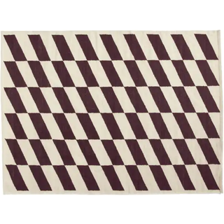 Hay Shift Kelimtæppe 170x240 Cm Bourgogne - Mønstrede tæpper Uld Burgundy - AE371-D441-AF61