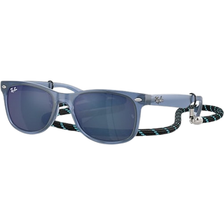Ray-Ban Børn RJ9052S Junior New Wayfarer 714855 47 Solbriller Børn Blue - Transparent Opal Blue - 47mm