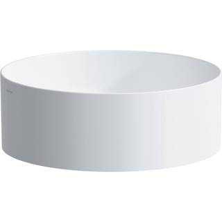 LAUFEN Living bowlevask til bord, Ø38 cm, hvid