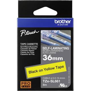 BROTHER TZeSL661 tape Black on Yellow 36mm
