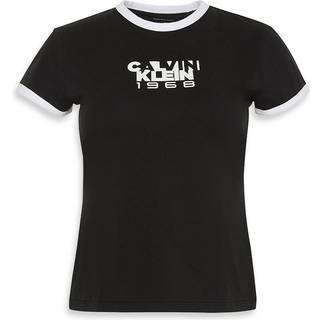 1968 Logo Graphic Baby Tee - Black - XL