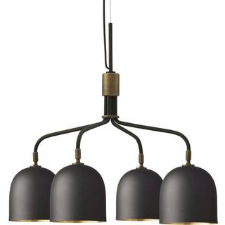 GUBI Howard Lysekrone 4 Arm Kort Gunmetal