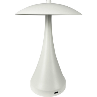 Vienna Genopladelig Bordlampe - Creme Hvid