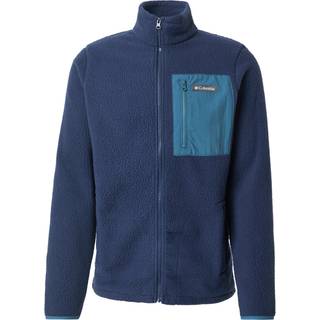 Columbia Jasper Ridge Pebbled Full Zip Fleece Fleecejakke Herrer størrelse XXL farve blå
